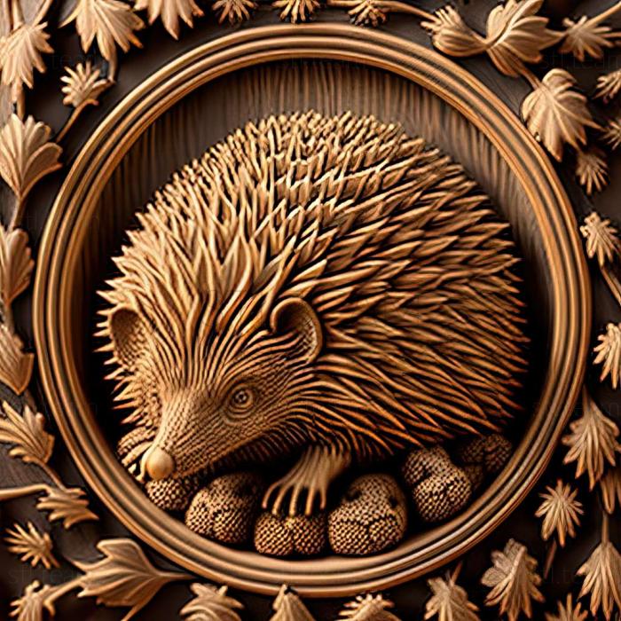 3D model hedgehog (STL)